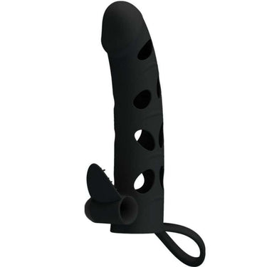 Guaina Vibrante in Silicone 15,2 cm con Cinturino a Sfera